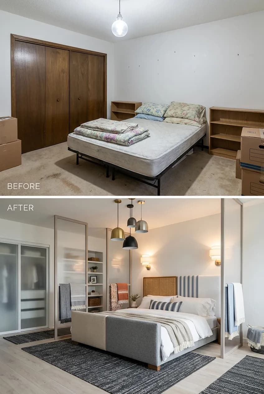 Bedroom Bliss: From Dated Clutter to Endless Style Possibilities