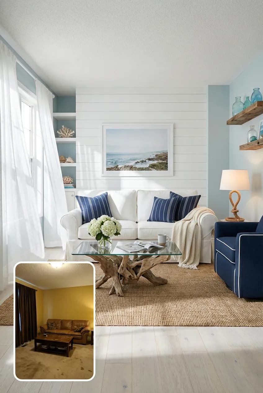 Coastal Living Room Inspiration: Bring the Beach Home